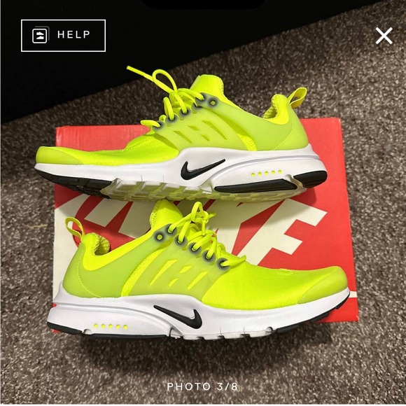 Air Presto GS “volt”. Youth size 6 = women’s 7.5 - Picture 6 of 6